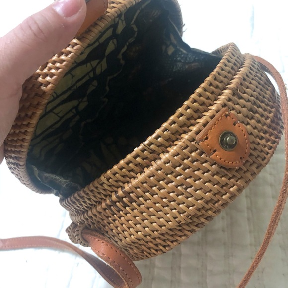 Anthropologie Marcia Woven Crossbody Bag - Brown - Picture 7 of 10